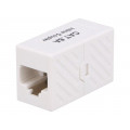 NP0025U; Socket; coupler; Cat: 6a; unshielded; Layout: 8p8c; RJ45 socket x2; LOGILINK