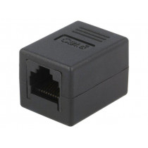 NP0034A; Socket; coupler; Cat: 6; unshielded; Layout: 8p8c; RJ45 socket x2; LOGILINK