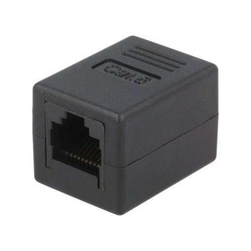 NP0034A; Socket; coupler; Cat: 6; unshielded; Layout: 8p8c; RJ45 socket x2; LOGILINK