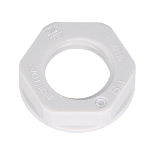 53119003; Nut; M12; polyamide; UL94V-2; 17mm; light grey; -20÷100°C; LAPP KABEL