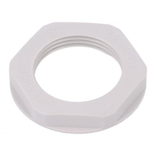 53119033; Nut; M25; polyamide; UL94V-2; 34mm; light grey; -20÷100°C; LAPP KABEL