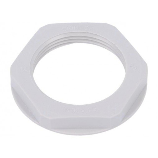 53119043; Nut; M32; polyamide; UL94V-2; 41mm; light grey; -20÷100°C; LAPP KABEL