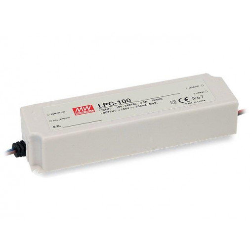 LPC-100-1050; Power supply: switched-mode; LED; 100.8W; 48÷96VDC; 1050mA; IP67; MEAN WELL