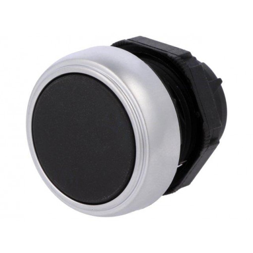 LPCB102; Switch: push-button; Stabl.pos: 1; 22mm; black; Illumin: none; IP66; LOVATO ELECTRIC