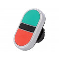 LPCB7113; Switch: double; Stabl.pos: 1; 22mm; green/red; IP66; Pos: 2; Ø22mm; LOVATO ELECTRIC