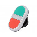 LPCBL7113; Switch: double; Stabl.pos: 1; 22mm; green/red; IP66; Pos: 2; Ø22mm; LOVATO ELECTRIC