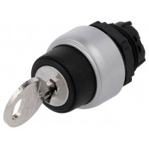LPCS320; Switch: rotary with key; Stabl.pos: 2; 22mm; black; Illumin: none; LOVATO ELECTRIC