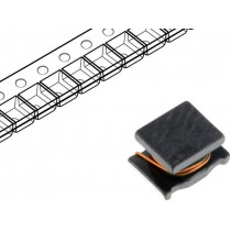 LQH43CN100K03L; Inductor: wire; SMD; 1812; 10uH; 650mA; 0.24Ω; 4.5x3.2x2.6mm; ±10%; MURATA