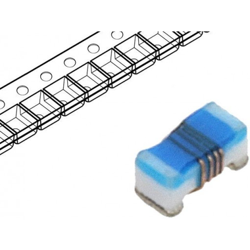 LQW18ANR12J00D; Inductor: wire; SMD; 0603; 120nH; 180mA; 1.3Ω; Q: 32; ftest: 100MHz; MURATA