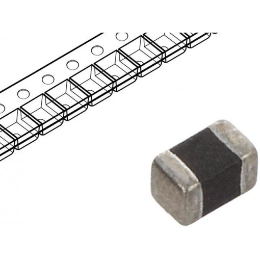 LQW18ANR22J00D; Inductor: wire; SMD; 0603; 220nH; 120mA; 2.5Ω; Q: 25; ftest: 100MHz; MURATA