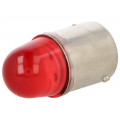 LR-BA15S-230AC; LED lamp; red; BA15S; 230VAC; POLAM-ELTA LR-BA15S-230AC; LED lamp; red; BA15S; 230VAC; POLAM-ELTA