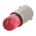 LR-BA9S-220DC; LED lamp; red; BA9S; 220VDC; POLAM-ELTA LR-BA9S-220DC; LED lamp; red; BA9S; 220VDC; POLAM-ELTA