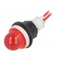LR-D16H-230AC; Indicator: LED; prominent; 230VAC; Cutout: Ø13mm; 300mm leads; POLAM-ELTA