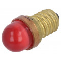 LR-E14-230AC; LED lamp; red; E14; 230VAC; POLAM-ELTA LR-E14-230AC; LED lamp; red; E14; 230VAC; POLAM-ELTA