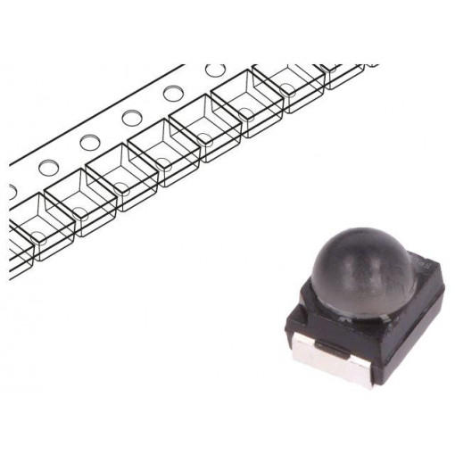 LR T66F-BABB-1; LED; SMD; 3528,PLCC2; red; 2020÷2520mlm; 1800÷2800mcd; 3.4x3x3.5mm; OSRAM