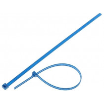 115-00006; Cable tie; multi use; L: 195mm; W: 4.7mm; polyamide; 245N; blue; HELLERMANNTYTON