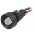 LRGB-D10-230ACWK; Indicator: LED; recessed; 230VAC; Cutout: Ø13mm; IP40; 300mm leads; POLAM-ELTA