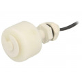 LS01-1A66-PP-2000W; Sensor: liquid level; -20÷90°C; Output conf: SPST-NO; lead 2m; MEDER