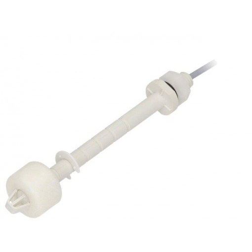 LS04-1B66-2-500W; Sensor: liquid level; -5÷60°C; Output conf: SPST-NC; lead 0,5m; MEDER