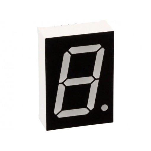 LSD100BAG-101-02; Display: LED; 7-segment; 25.4mm; 1
