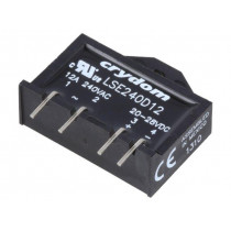 LSE240D12; Relay: solid state; Ucntrl: 20÷28VDC; 12A; 24÷280VAC; THT; SIP; CRYDOM