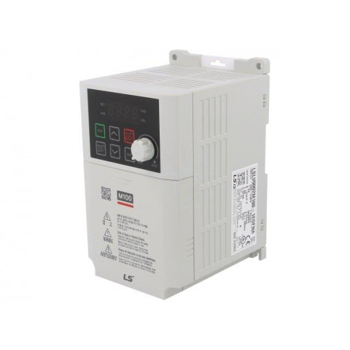 LSLV0002M100-1EOFNA; Inverter; Max motor power: 0.2kW; Usup: 200÷240VAC; 0÷400Hz; IN: 7; LS INDUSTRIAL SYSTEMS