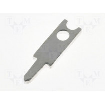 60-1506-11/0030; Terminal: flat; 2.8mm; 0.8mm; male; THT; brass; silver plated; OSTERRATH