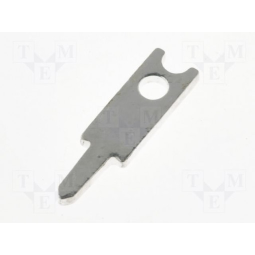 60-1506-11/0030; Terminal: flat; 2.8mm; 0.8mm; male; THT; brass; silver plated; OSTERRATH 60-1506-11/0030; Terminal: flat; 2.8mm; 0.8mm; male; THT; brass; silver plated; OSTERRATH