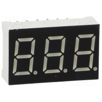 LTD036BUE-101B-02; Display: LED; 7-segment; 9.14mm; 0.36