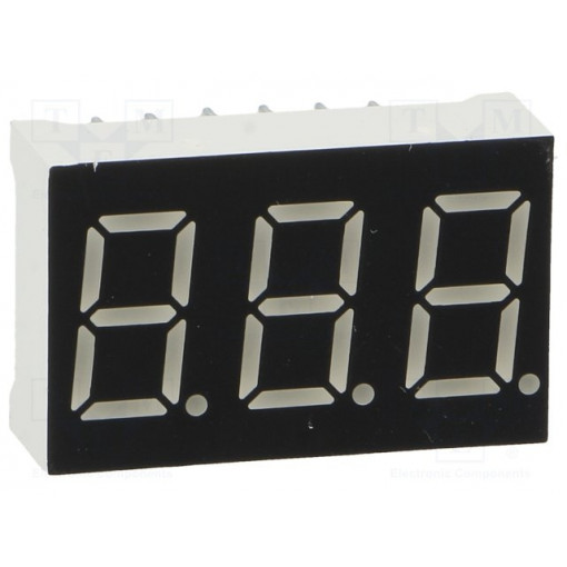 LTD036BUE-101B-02; Display: LED; 7-segment; 9.14mm; 0.36