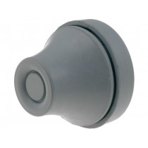 LTG-34716; Grommet; Ømount.hole: 23mm; Panel thick: 1÷4mm; L: 22.2mm; grey; RICHCO