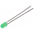 LTL-4231N; LED; 3mm; green; 5.6÷85mcd; 60°; Front: convex; Pitch: 2.54mm; LITEON LTL-4231N; LED; 3mm; green; 5.6÷85mcd; 60°; Front: convex; Pitch: 2.54mm; LITEON