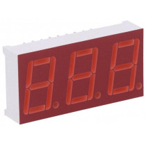 LTM-8522HR; Display: LED; 7-segment; 14.22mm; 0.56