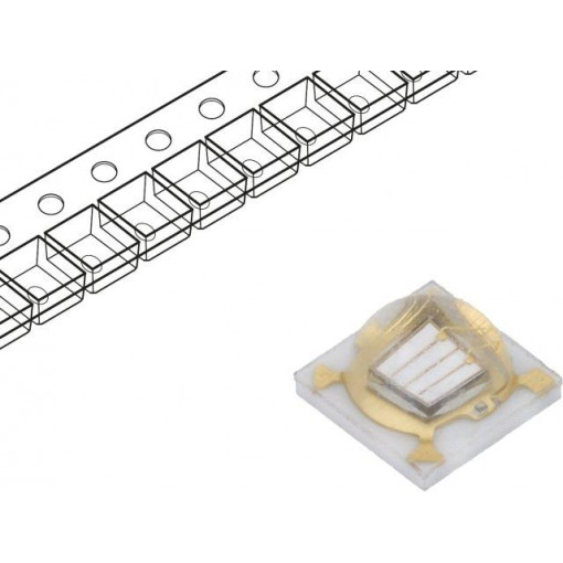 LTPL-C034UVH405; LED; UV; 3535; 130°; 500mA; λd: 400-410nm; 3.45x3.45x2.13mm; SMD; LITEON LTPL-C034UVH405; LED; UV; 3535; 130°; 500mA; λd: 400-410nm; 3.45x3.45x2.13mm; SMD; LITEON
