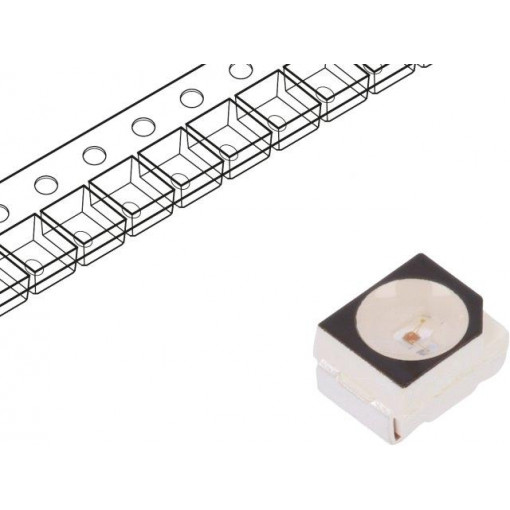 LTST-B680QSKT; LED; SMD; 3528,PLCC2; yellow; 450÷1120mcd; 3.5x2.8x1.9mm; 120°; LITEON