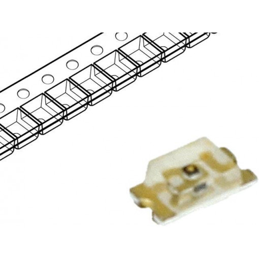 LTST-C191KRKT; LED; SMD; 0603; red; 18÷54mcd; 1.6x0.8x0.55mm; 130°; 2÷2.4V; 20mA; LITEON