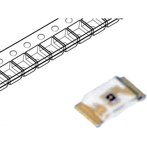 LTST-C194KGKT; LED; SMD; 0603; green; 18÷112mcd; 1.6x0.8x0.3mm; 130°; 1.8÷2.4V; LITEON