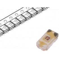 LTST-C281KRKT; LED; SMD; 0402; red; 18÷54mcd; 1x0.5x0.35mm; 130°; 2÷2.4V; 20mA; LITEON