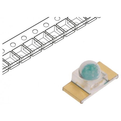 LTST-C950TGKT; LED; SMD; 1206; green; 1120÷7100mcd; 3.2x1.6x1.85mm; 25°; 2.8÷3.8V; LITEON