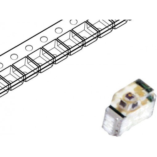 LTST-S270KRKT; LED; SMD; 0604; red; 18÷54mcd; 1.6x1.15x0.6mm; 130°; 2÷2.4V; 20mA; LITEON