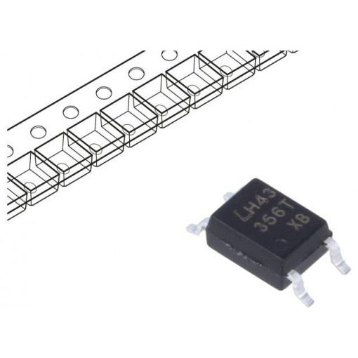 LTV-356T-B; Optocoupler; SMD; Channels: 1; Out: transistor; Uinsul: 3.75kV; LITEON