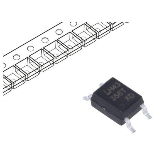 LTV-356T-D; Optocoupler; SMD; Channels: 1; Out: transistor; Uinsul: 3.75kV; LITEON