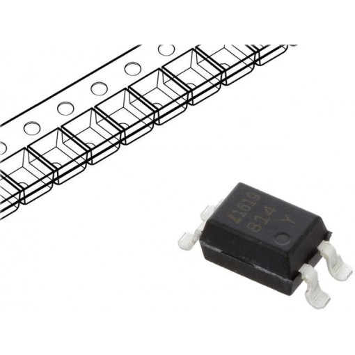 LTV-814S-TA1; Optocoupler; SMD; Channels: 1; Out: transistor; Uinsul: 5kV; Uce: 35V; LITEON