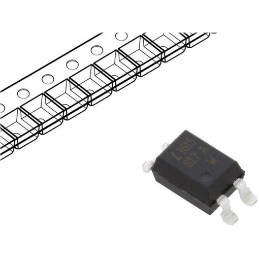 LTV-817S-TA1-A; Optocoupler; SMD; Channels: 1; Out: transistor; Uinsul: 5kV; Uce: 35V; LITEON