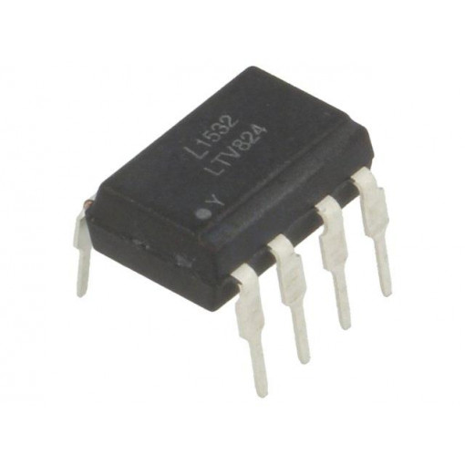 LTV-824; Optocoupler; THT; Channels: 2; Out: transistor; Uinsul: 5kV; Uce: 35V; LITEON