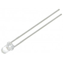 LTW-420D7; LED; 3mm; white cold; 2500÷5000mcd; 25°; Front: convex; LITEON