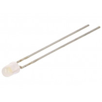 LTW-42NDH8J; LED; 3mm; white cold; 140÷680mcd; 100°; Front: convex; Pitch: 2.54mm; LITEON