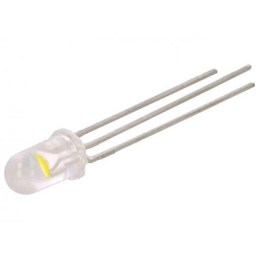 LTW30EEDYJA; LED; 5mm; bicolour; red/cold white; 8000÷18000mcd; 4500÷9300mcd; LITEON