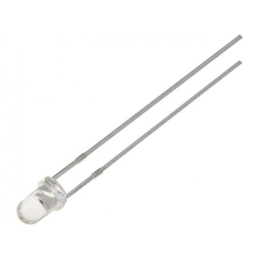 LUB30243/A-01; LED; 3mm; blue; 1600÷4200mcd; 15°; Front: convex; WENRUN