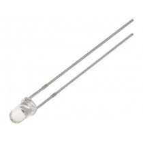 LUE30243/A-01; LED; 3mm; red; 2200÷4200mcd; 15°; Front: convex; WENRUN